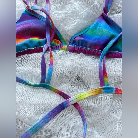 Strappy triangle bikini top - Picture 3 of 5